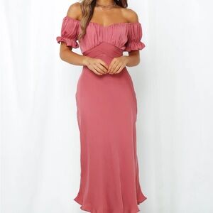 Hello Molly Sky Child Rose Maxi Dress